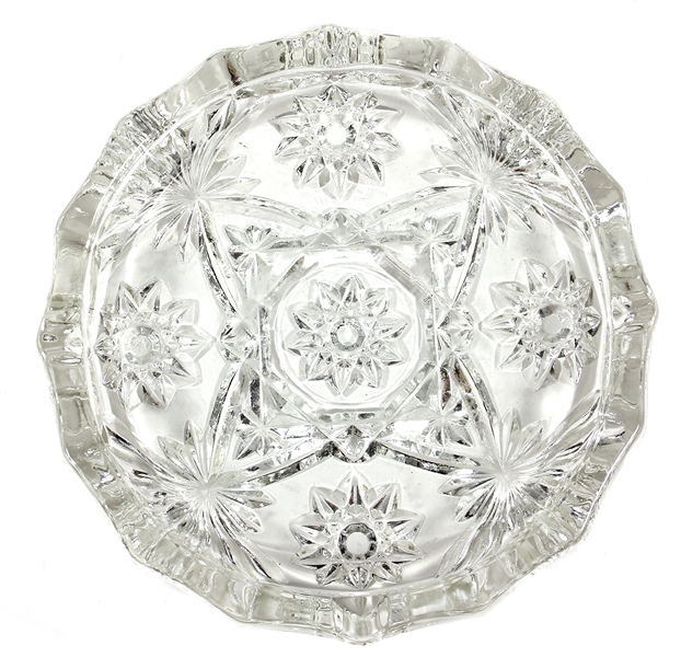 Elvis Presley Owned Crystal Glass Ashtray