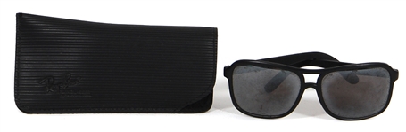 Michael Jackson Owned and Worn Black Ray-Ban Sunglasses