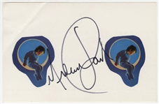 Michael Jackson Signed Neverland Sticker