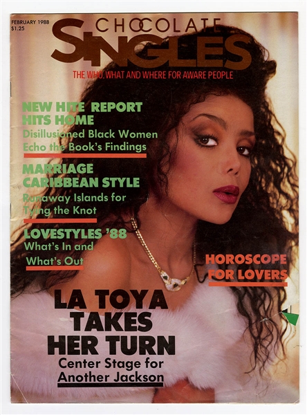 Michael Jackson Owned 1988 "Chocolate Singles" Magazine Featuring LaToya Jackson