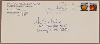 Tupac Shakur Signed Handwritten Envelope to Girlfriend from Prison