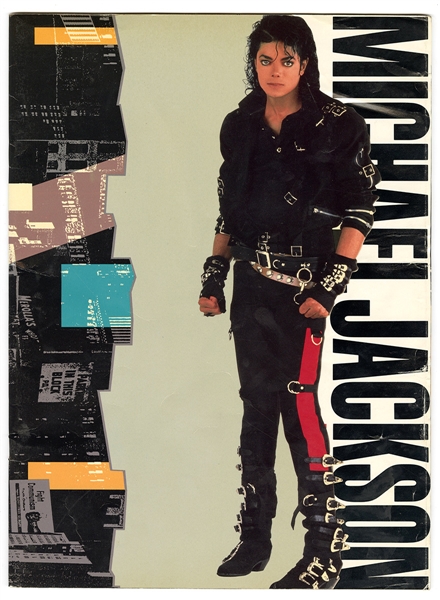 Michael Jackson Owned "Bad World Tour" Concert Program