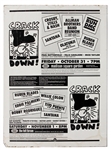 Rare Keith Haring Designed Santana/Run-DMC/Allman Brothers Original NYC Cardboard Concert Poster