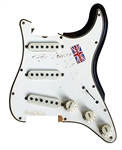 The Who – A Significant Piece of Pete Townshend’s 1965 Fender Stratocaster as Smashed on Stage in a 1968 Concert with Fully Signed Paper