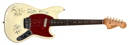Rolling Stones Signed 1966 Fender Guitar REAL