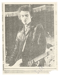 Sex Pistols Sid Vicious Signed Picture REAL