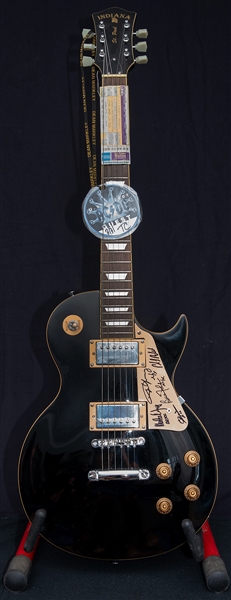AC/DC Band Signed Les Paul Guitar