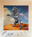 The Rolling Stones Signed Limited Edition Artwork for Bridges to Babylon REAL