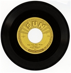 Elvis Presley I'm Left, You're Right, She's Gone Original Sun Records 45 With Push Marks