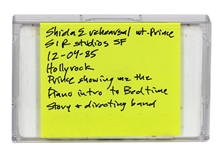 Prince — Sheila E Unreleased Rehearsal Cassette Featuring Prince Playing Bedtime Stories