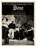 "Bone Thugs-N-Harmony" and Eazy E Original Fully Signed 1994 Promotional Flyer JSA