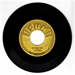 Carl Perkins Signed "Blue Suede Shoes"/"Honey Dont" Original Sun Records 45 Record (Sun-234)