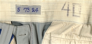 1972 Jim McAndrew Game-Used Complete Mets Away Uniform