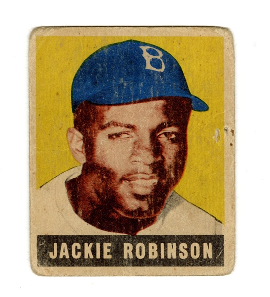 1948 Leaf #79 Jackie Robinson Rookie Card