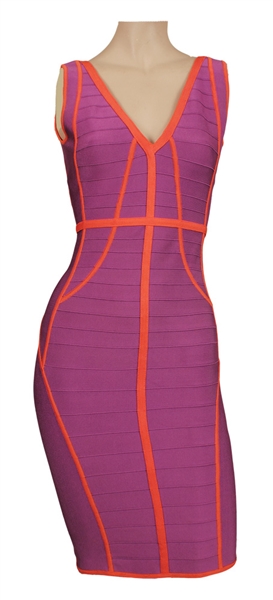 Christina Aguilera Event Worn Hervé Léger Bandage Dress