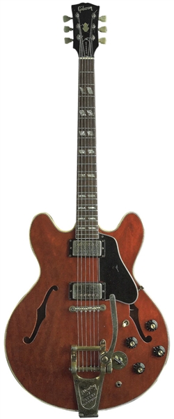 Chuck Berry Owned Stage Used and Signed 1967 Gibson ES-345 Guitar