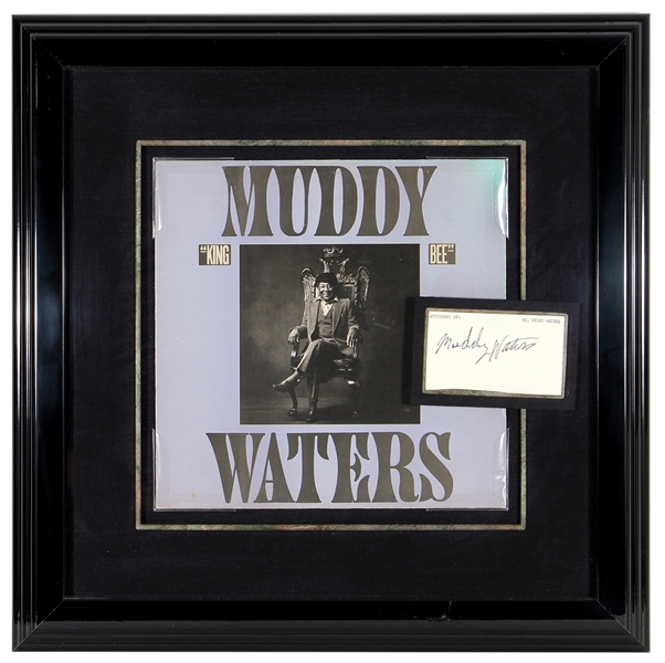 Muddy Waters Signed Display PSA/DNA