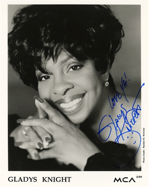 Gladys Knight Signed Promotional Photograph
