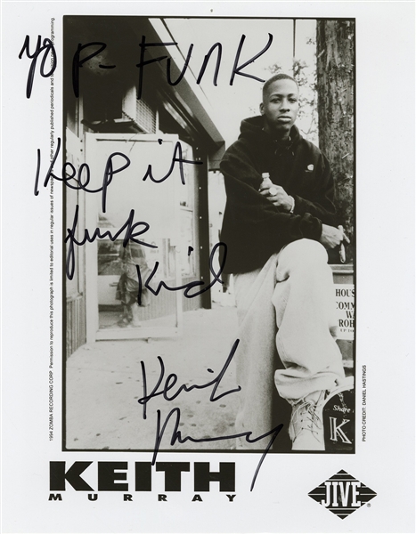 Keith Murray Signed Promotional Photograph