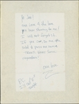 Tupac Shakur Handwritten & Signed Letter