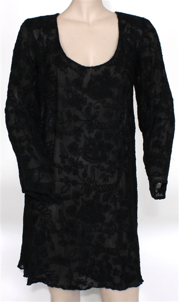Hearts Ann Wilson Stage Worn Black Dress