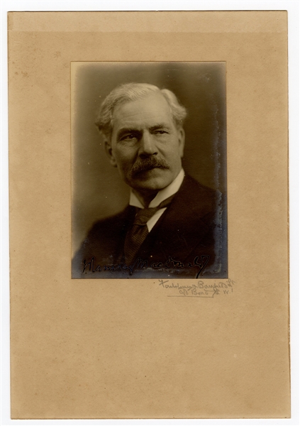 Ramsey MacDonald Signed Photograph (UK Prime Minister 1929-35)