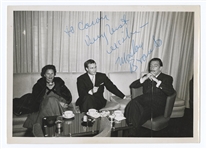 Marlon Brando Signed & Inscribed Original Photograph with Salvador Dali JSA