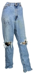 Sarah Jessica Parker Signed "Sex In The City" Production Used Patricia Field Denim Jeans