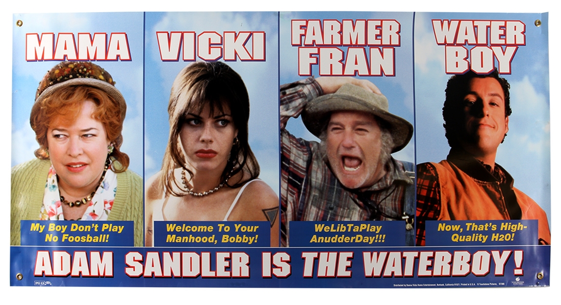 "The Waterboy" Original Promotional Movie Banner