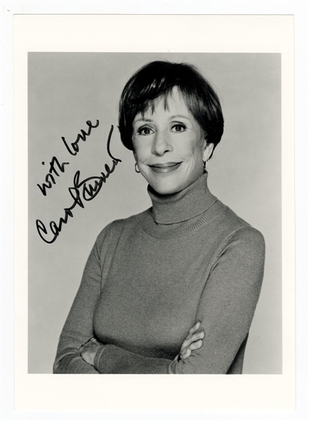 Carol Burnett Signed Photograph