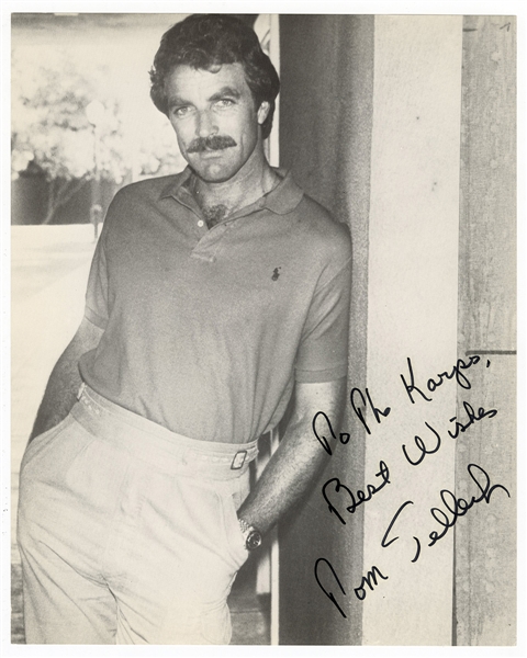 Tom Selleck Signed & Inscribed Photograph
