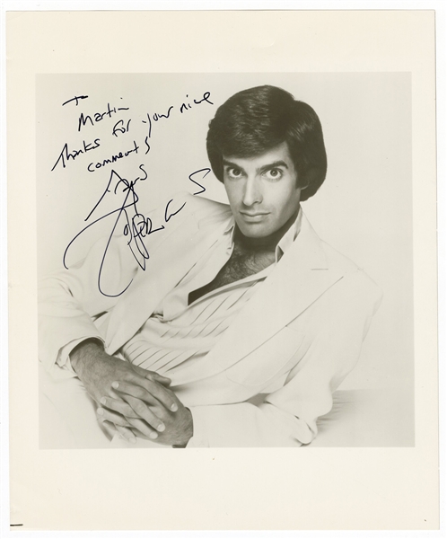 David Copperfield Signed & Inscribed Photograph