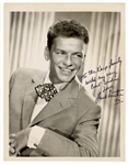 Frank Sinatra Signed & Inscribed Photograph
