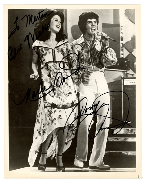 Donny and Marie Osmond Signed & Inscribed Photograph