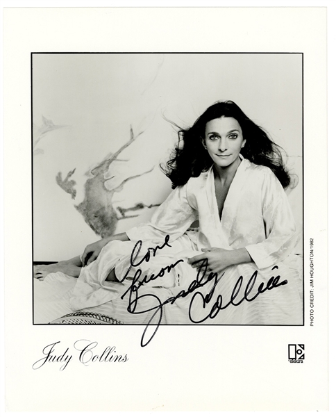Judy Collins Signed Promotional Photograph