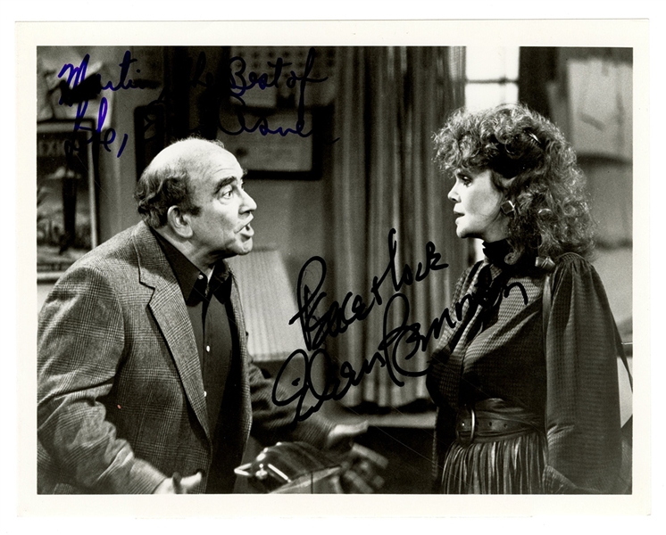 Ed Asner and Eileen Brennan Signed and Inscribed Photograph