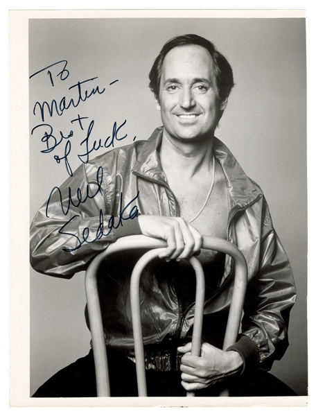 Neil Sedaka Signed & Inscribed Photograph