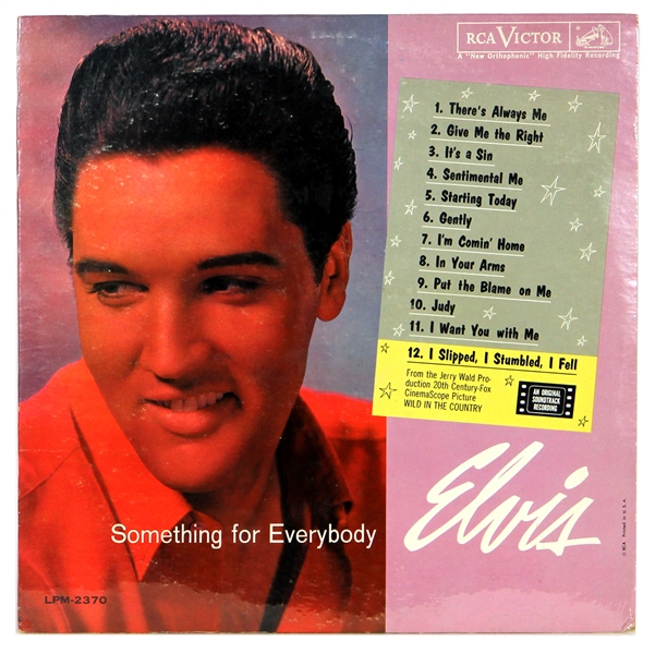Elvis Presley "Something For Everybody" Original First Pressing LP From Canada