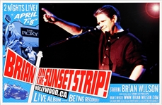 Brian Wilson Original Concert Poster Signed by Artist