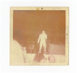 Elvis Presley Original 1972 Concert Snapshot Photograph