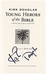 Kirk Douglas Signed "Young Heroes of the Bible" Book