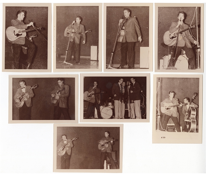 Elvis Presley Collection of Original Snapshots From a 1955 Concert