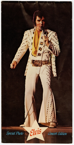Elvis Presley 1970s Original Concert Photo Program