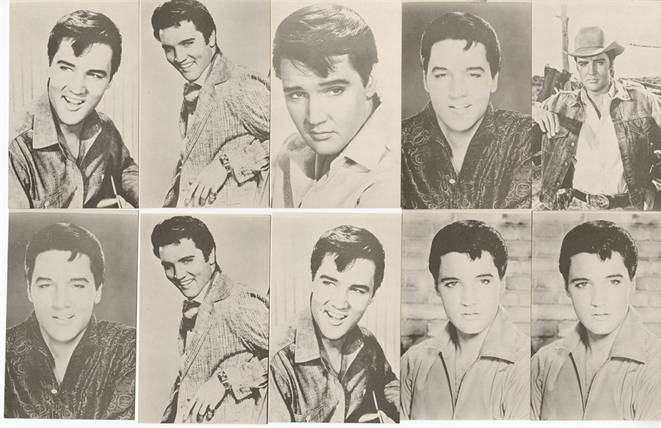Elvis Presley Collection of Original Vending Machine Cards