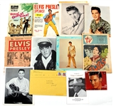 Collection of Elvis Presley Magazines and Photographs