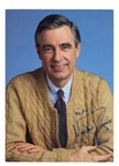 Fred Rogers “Mister Rogers” Signed Mister Rogers’ Neighborhood Promotional Photograph