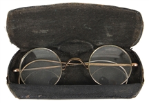 John Lennon Owned and Worn Windsor Reading Glasses