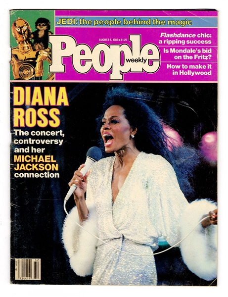 Michael Jackson Original 1983 People Magazine - Diana Ross