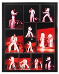 Elvis Presley 1971 Las Vegas International Hotel Concert Photo Montage Posters (5)