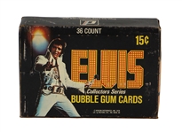 Elvis Presley Vintage Collectors Series Bubble Gum Cards and Box 